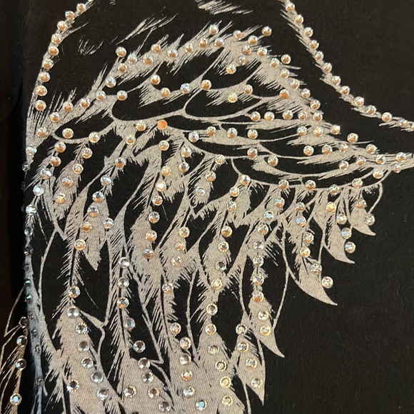 Crash & Burn Rhinestone Top - Picture 4 of 4